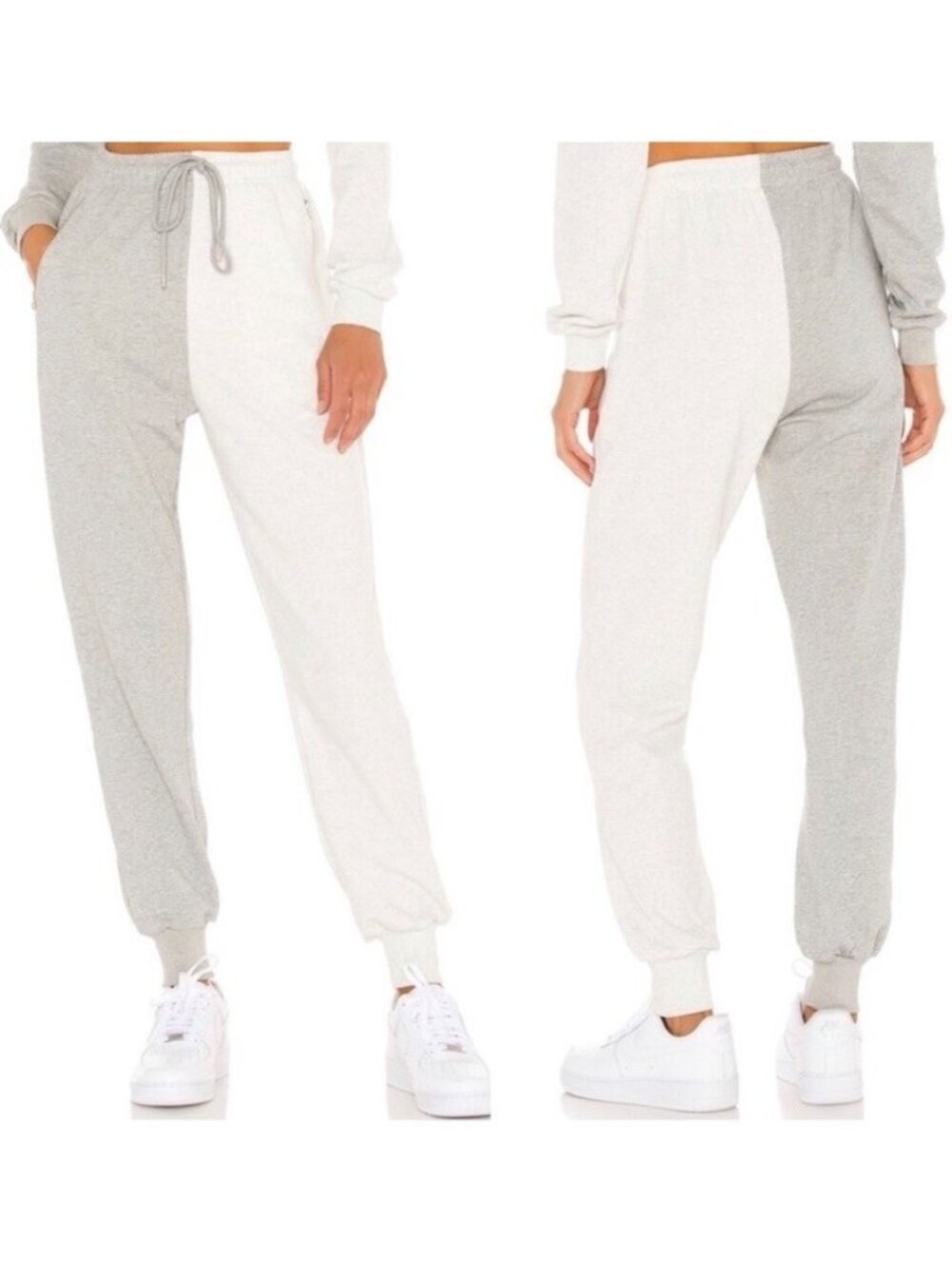 Superdown joggers sweatpants two tone Women's in Gray S revolve